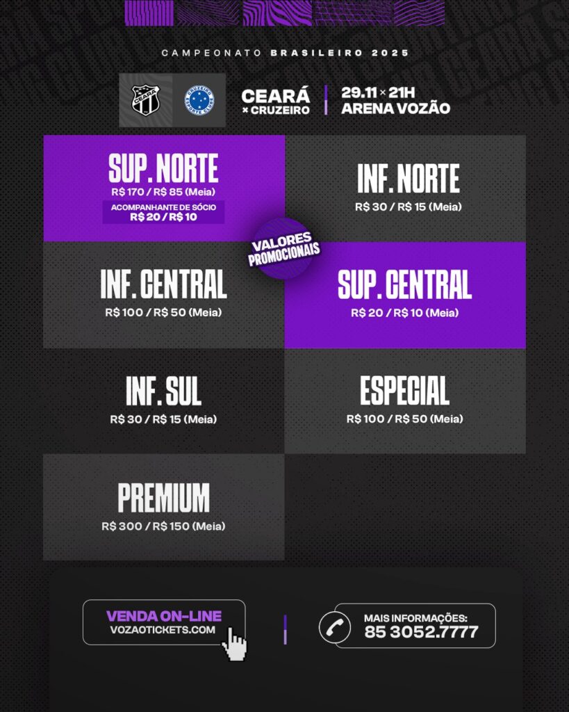Ceará x Cruzeiro