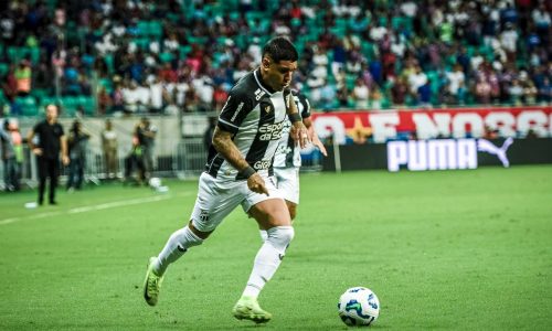 Galeano, atacante do Ceará / Ceará x São Paulo
