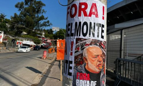 protesto torcida do São Paulo