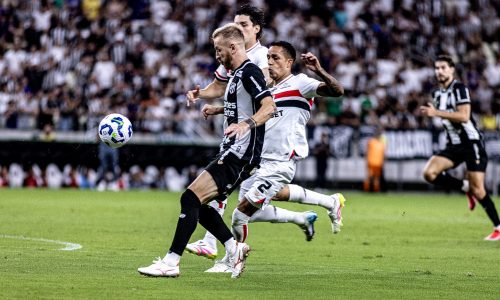Ceará abre o placar, mas cede empate ao São Paulo na Arena Castelão