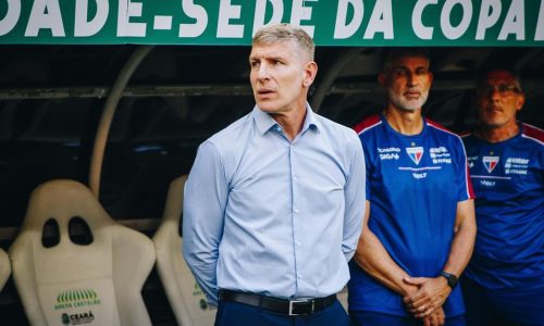 Martin Palermo, treinador do Fortaleza