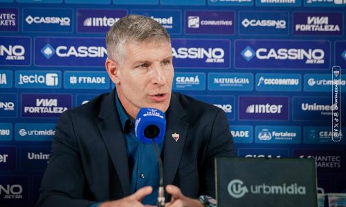 Martin Palermo, treinador do Fortaleza