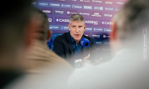Martin Palermo, treinador do Fortaleza
